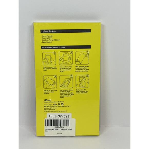 JETech Screen Protector for iPhone 11 Pro Max and Xs 6.5-Inch, 2-Pack - Picture 2 of 5